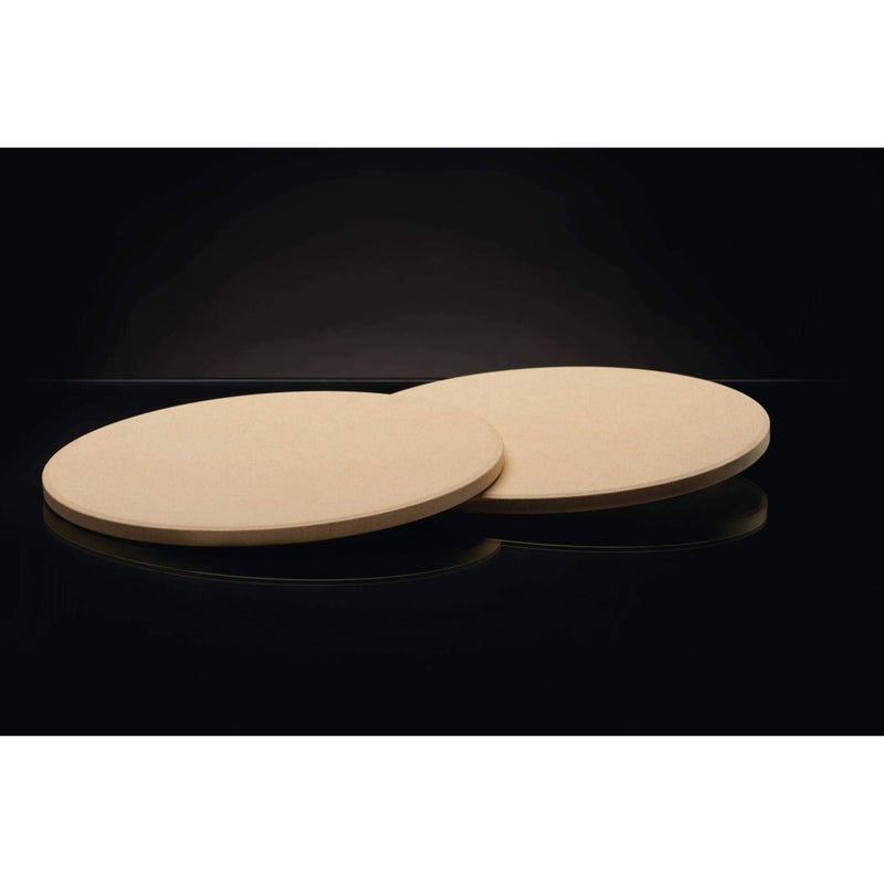 Napoleon Personal Sized Pizza Baking Stone Set - Two 10-inch Personal Pizza Baking Stones, For Use In Grill or Oven - Image 1
